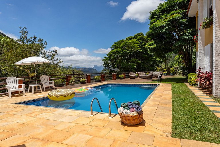 Casa em araras Itaipava piscina e sauna