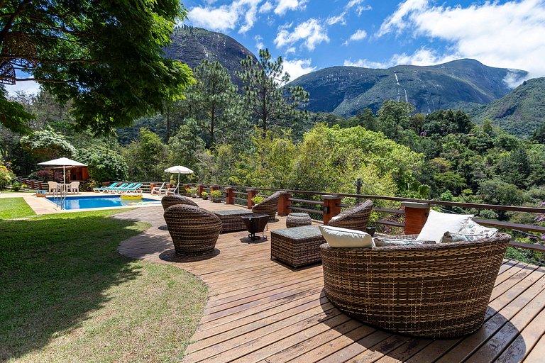 Casa em araras Itaipava piscina e sauna