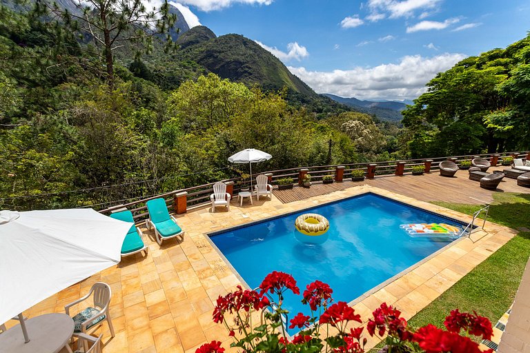 Casa em araras Itaipava piscina e sauna