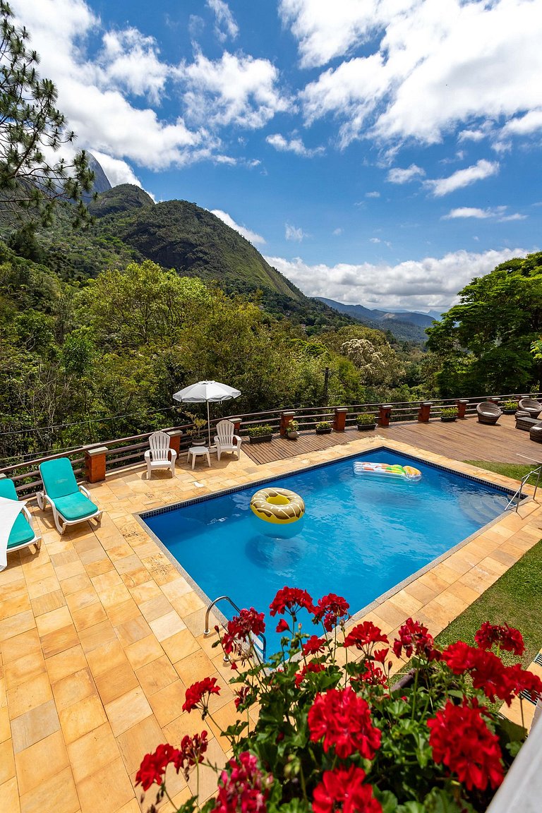 Casa em araras Itaipava piscina e sauna