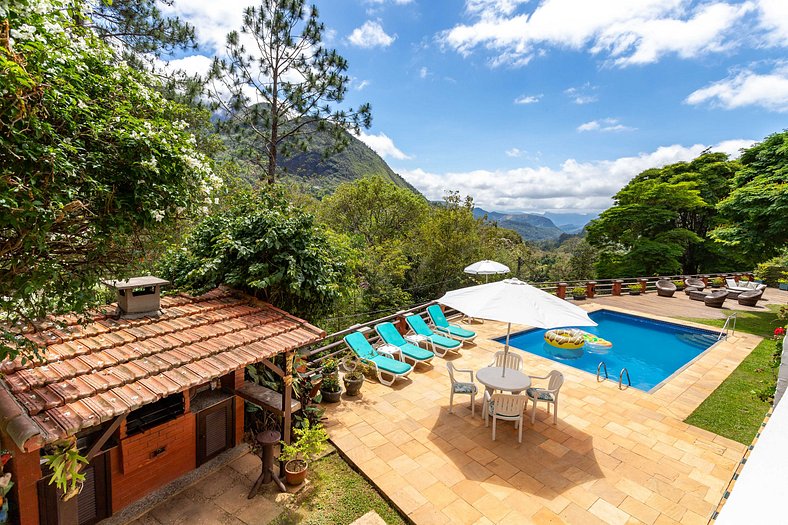 Casa em araras Itaipava piscina e sauna