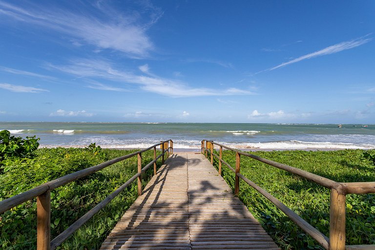 Luxo, pé na areia em Naluum - Praia Marceneiro