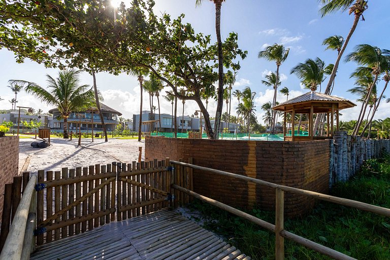 Luxo, pé na areia em Naluum - Praia Marceneiro