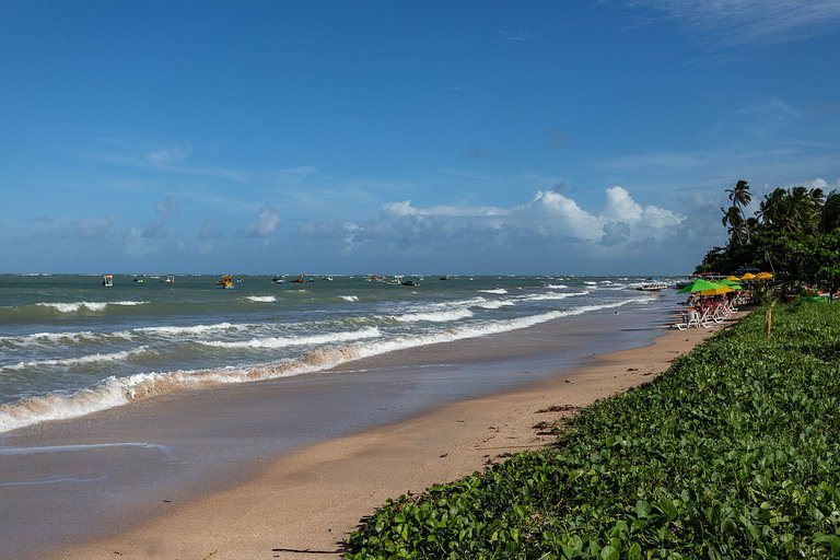 Luxo, pé na areia em Naluum - Praia Marceneiro