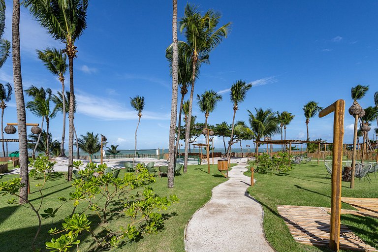 Luxo, pé na areia em Naluum - Praia Marceneiro