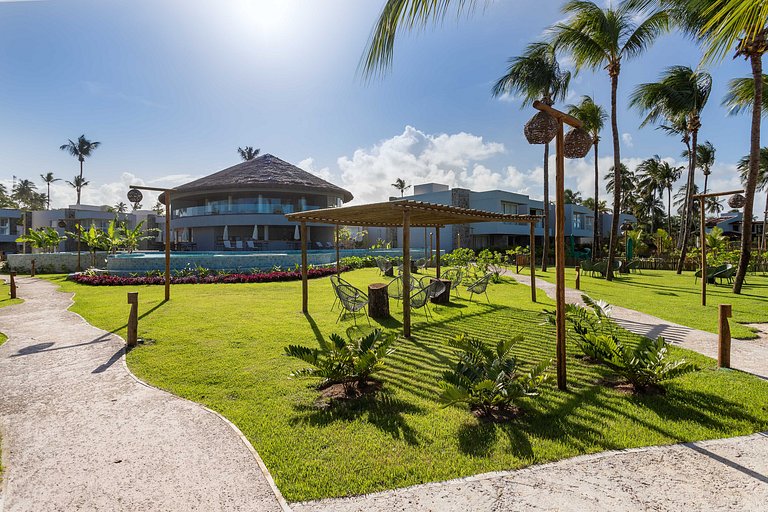 Luxo, pé na areia em Naluum - Praia Marceneiro