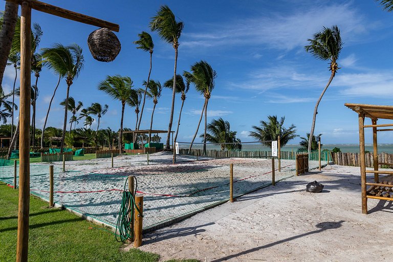 Luxo, pé na areia em Naluum - Praia Marceneiro